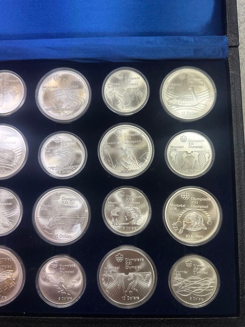 1976年 カナダ モントリオール オリンピック 記念 銀貨 28枚セット