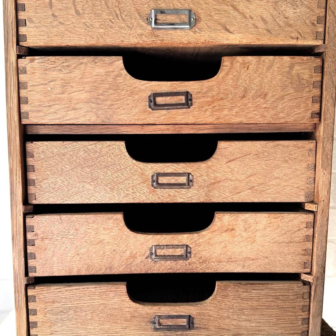 小引き出し　レトロ　小道具　ミニチェスト　剥離　ヴィンテージ