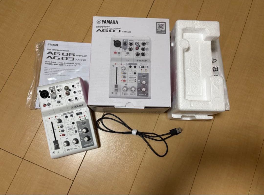【本体美品】YAMAHA AG03 MK2 オーディオインターフェイス