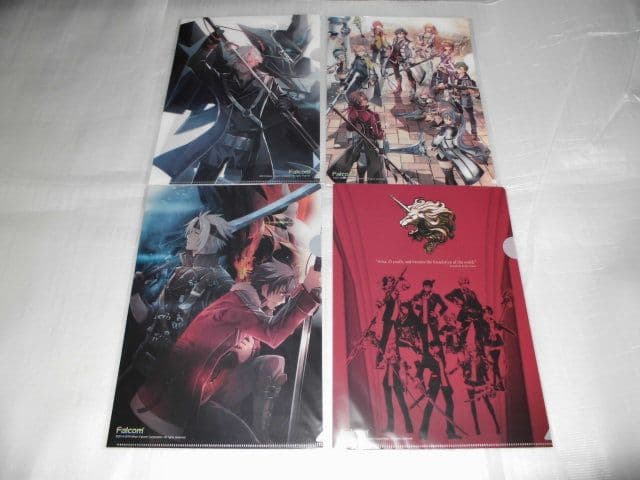 PS4 英雄伝説 閃の軌跡Ⅳ 4 抽選会 限定 メモリアル クリアファイル 4枚