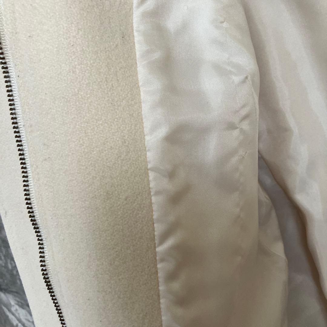 BURBERRY 150 アイボリーカシミヤウールコート