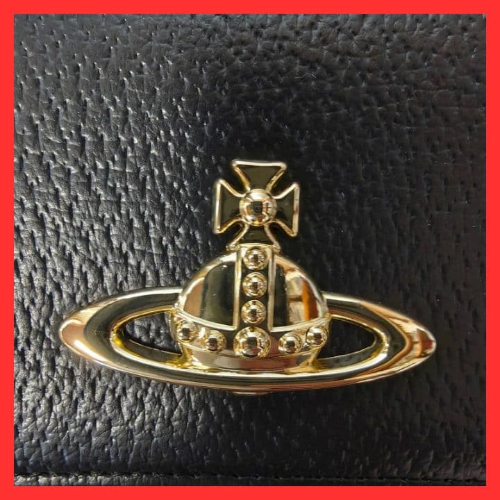 【新品未使用】ヴィヴィアンウエストウッド三つ折り財布　913VW138　ブラック