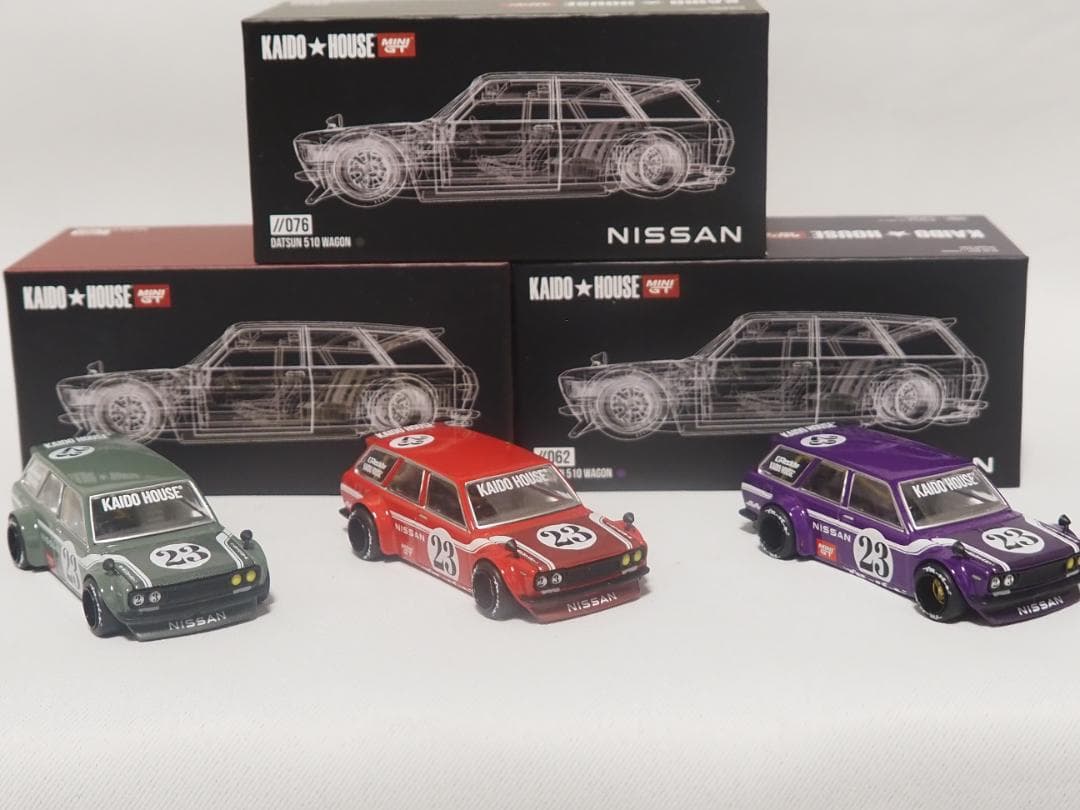 Nissan Kaido House DATSUN 510 WAGON 3台