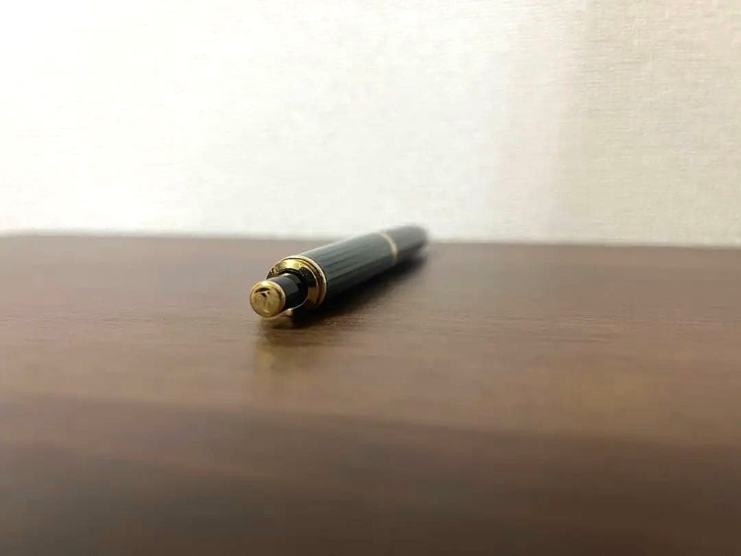 ペリカン　ボールペン　スーべレーンK400 グリーンストライプ