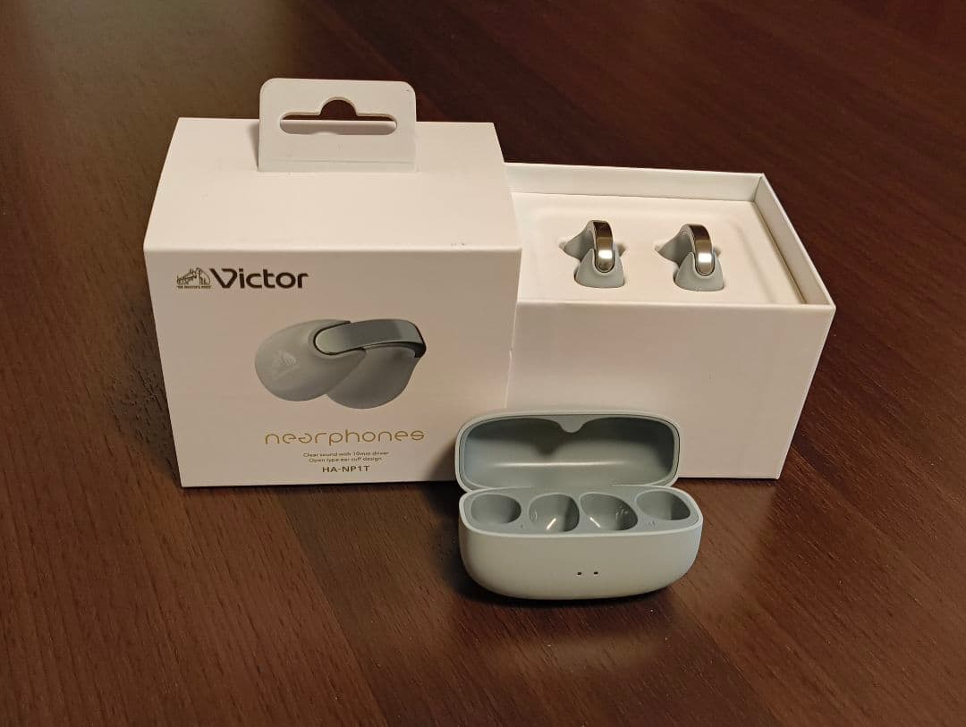 Victor nearphones HA-NP1T アイスグレー