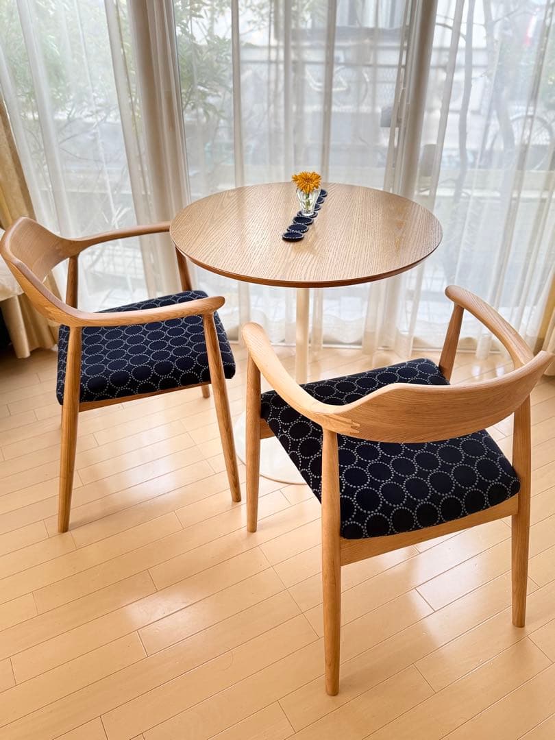 ミナペルホネン生地使用イス　オーダーお品物