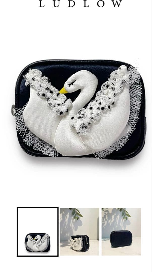 ラドロー　　スワン　新品未使用　ポーチ