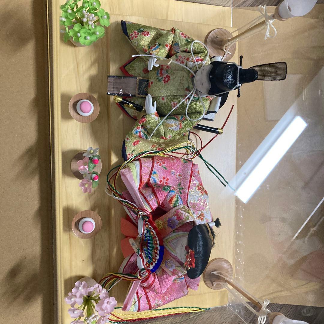 雛人形セット 男雛 女雛 手袋付き