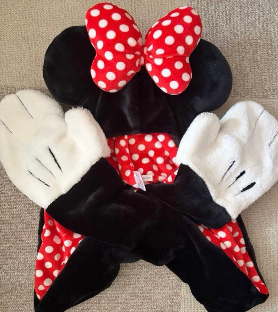 ミニーマウス マフラーキャップ ファンキャップ ディズニー　『即日発送‼️』