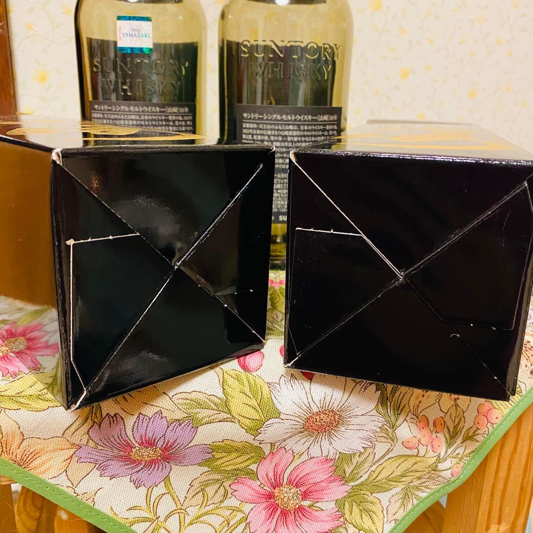 山崎 18年 シングルモルトウイスキー 空瓶　2本セット