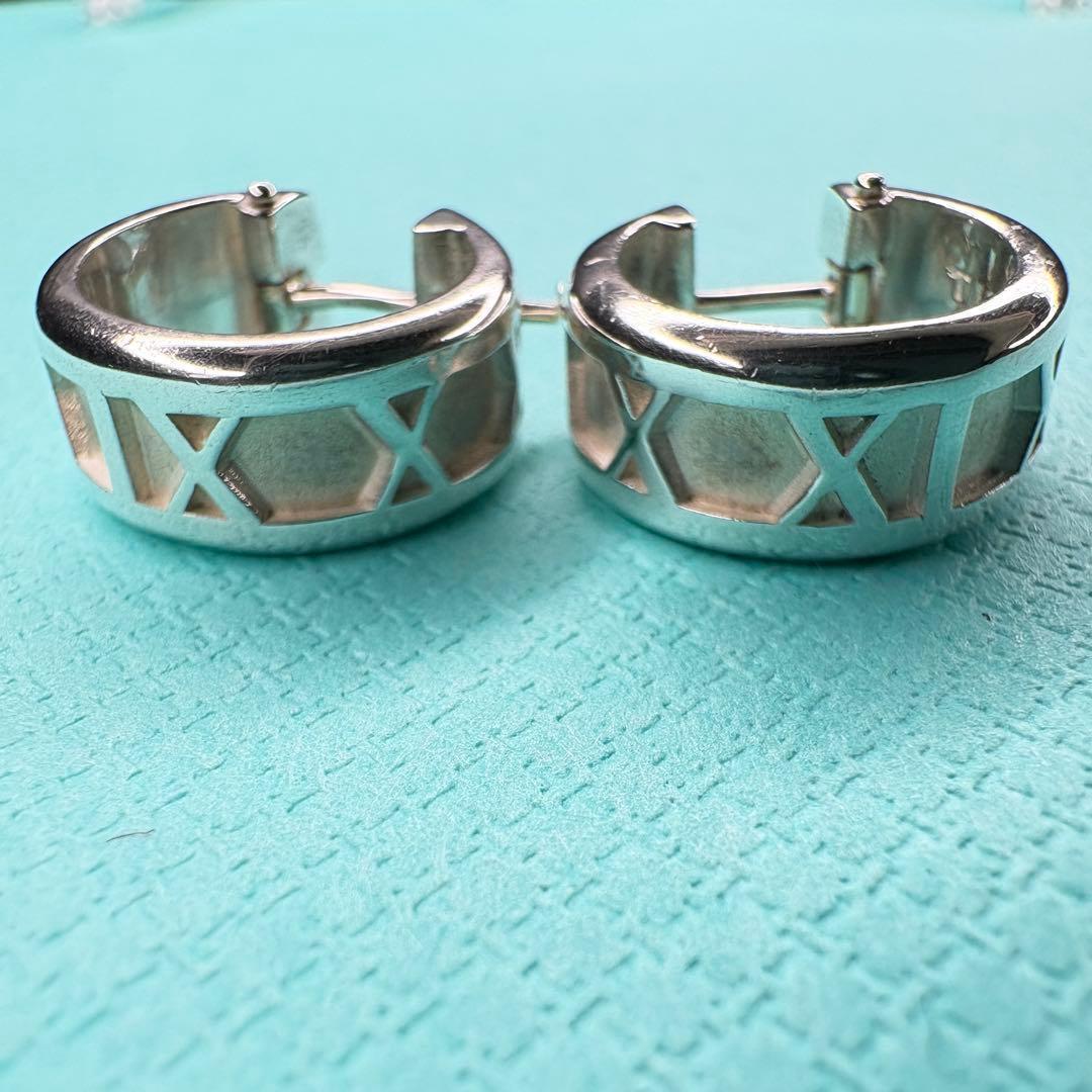 【美品】ティファニー Tiffany アトラス ピアス 両耳SV925