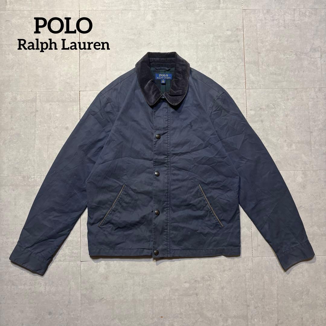 POLO Ralph Lauren スイングトップ 襟コーデュロイ 裏チェック