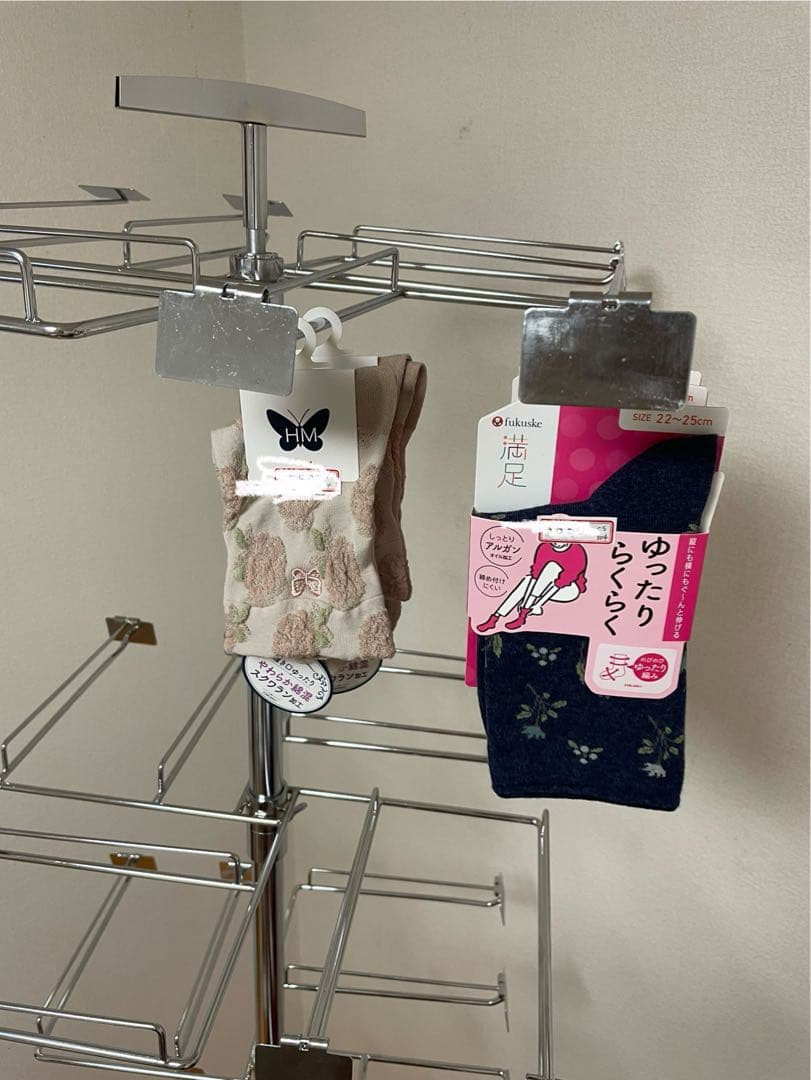 値下げ　新品　4段回転小物掛け　店舗什器