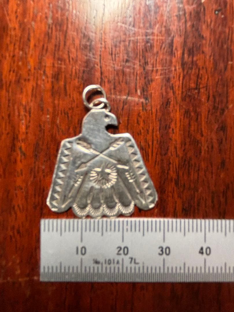 インディアンジュエリー ペンダントトップ ネックレス サンダーバー NAVAJO