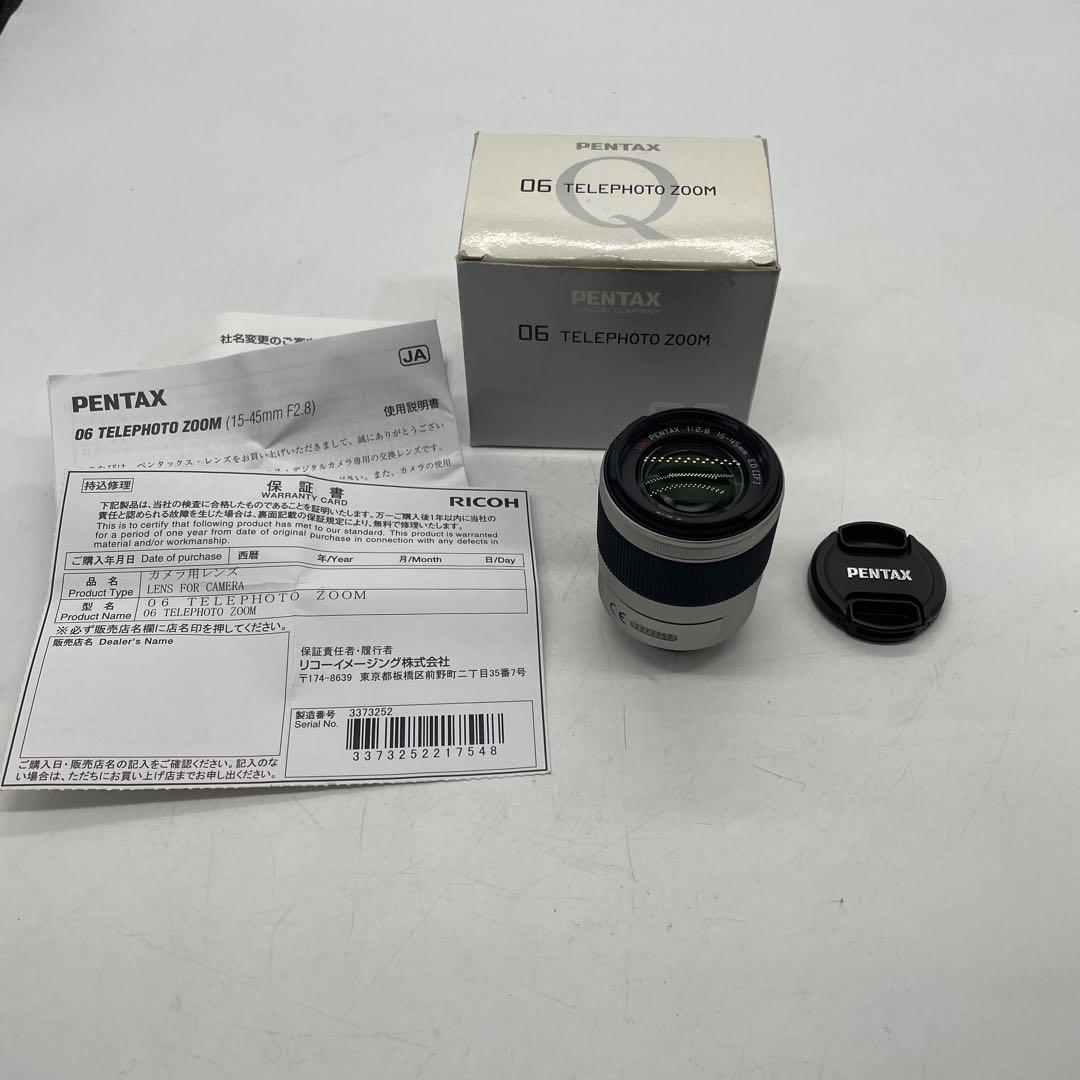 レンズ(ズーム) PENTAX 06 TELEPHOTO ZOOM 15-45mm F2.8 Q