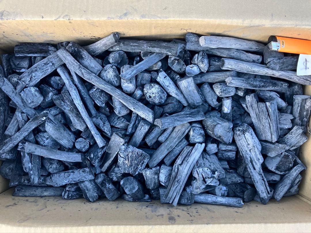 紀州備長炭 馬目小炭１５キロ①