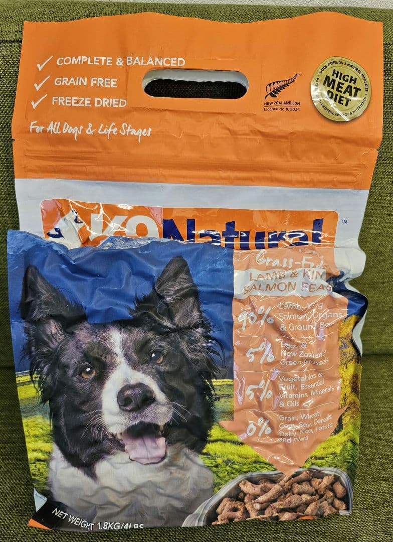 Ｋ9ナチュラル ラム&キングサーモン 1.8kg