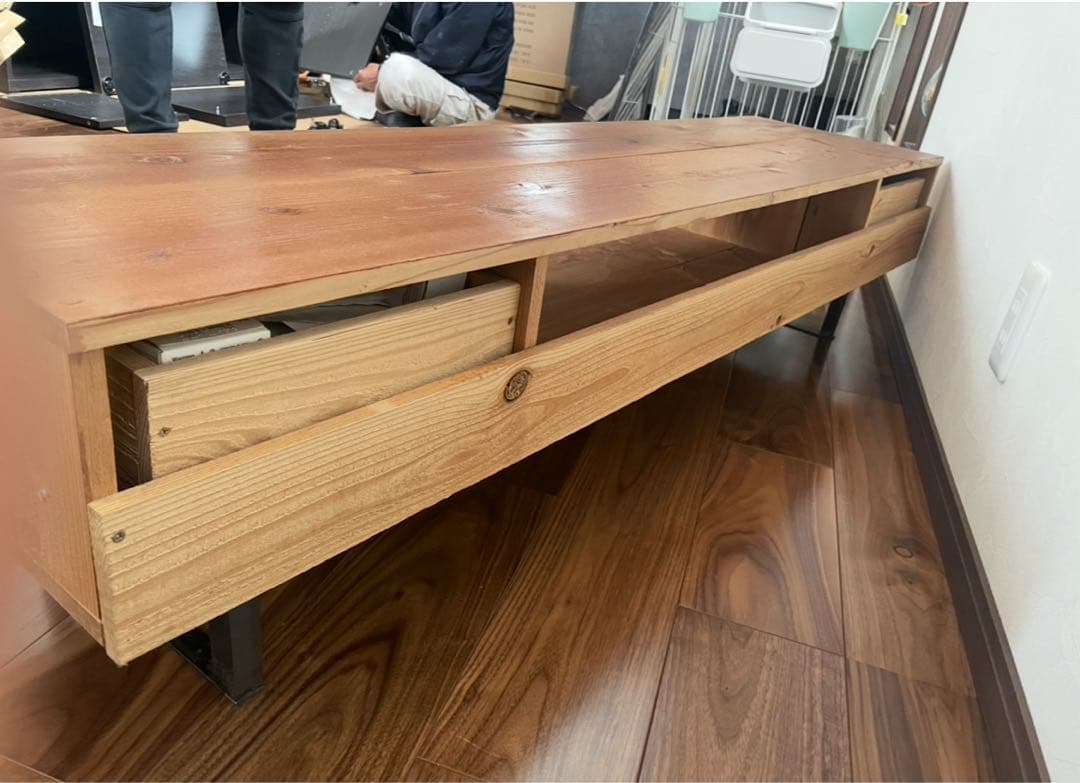テレビボード　オシャレ　ナチュラルウッドテレビボード 直接引き取り可能