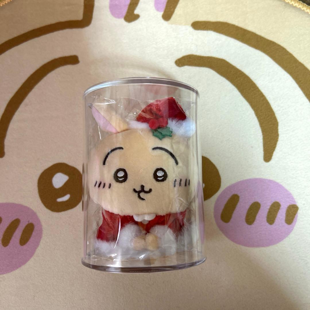 【正規品】ちいかわ サンタさんだ持ちますマスコット うさぎ　新品