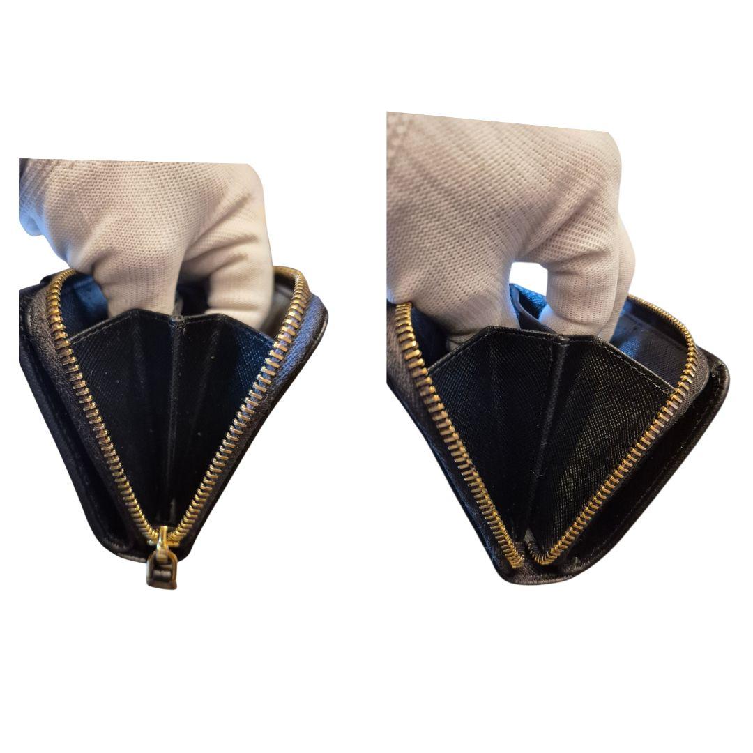 ＰＲＡＤＡ　プラダ　サフィアーノ　ケース　ラウンドファスナー　ブラック y