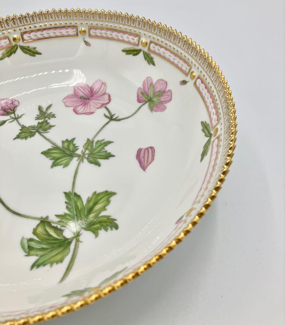 ◯ 【美品】ロイヤル コペンハーゲン 最高級「フローラ ダニカ」 ボウル