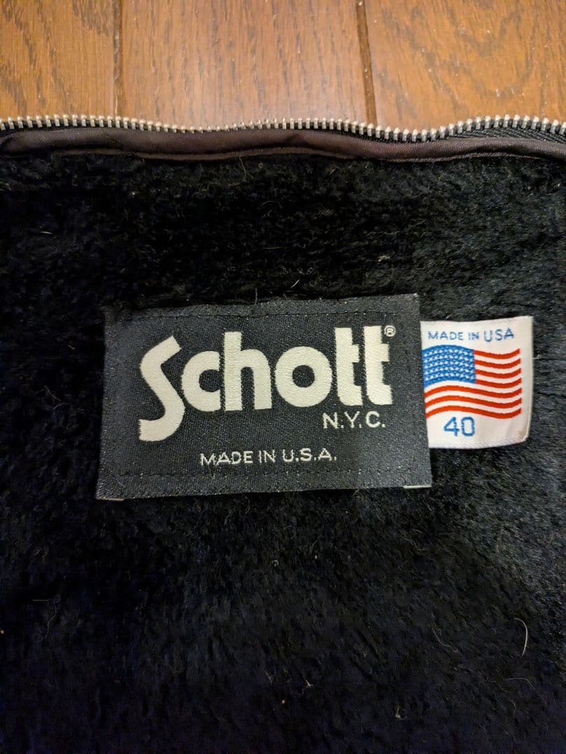 訳ありschott AT101 シングルレザージャケット+インナーボア