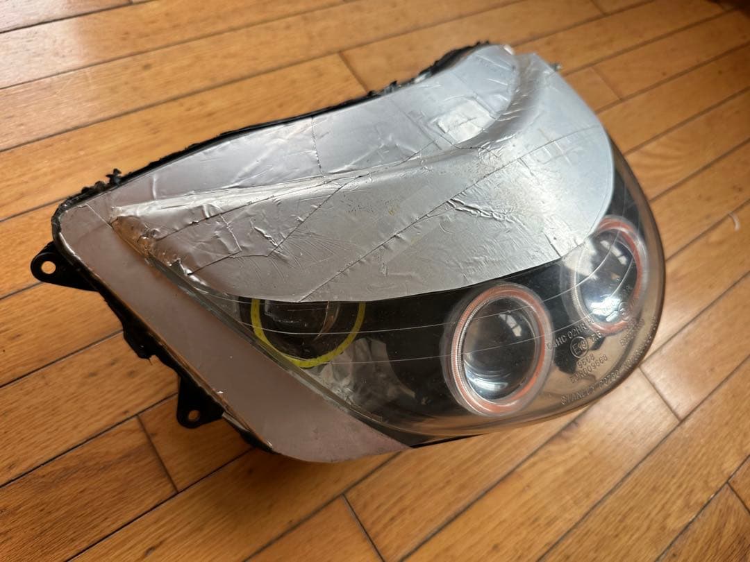 マジェスティ　sg03j ヘッドライト　LED リング　ワンオフ