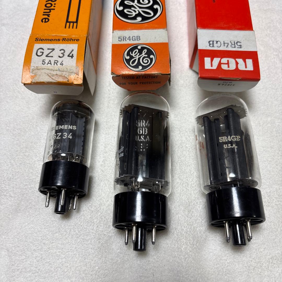 真空管3本セット GZ34 5AR4 5R4GB