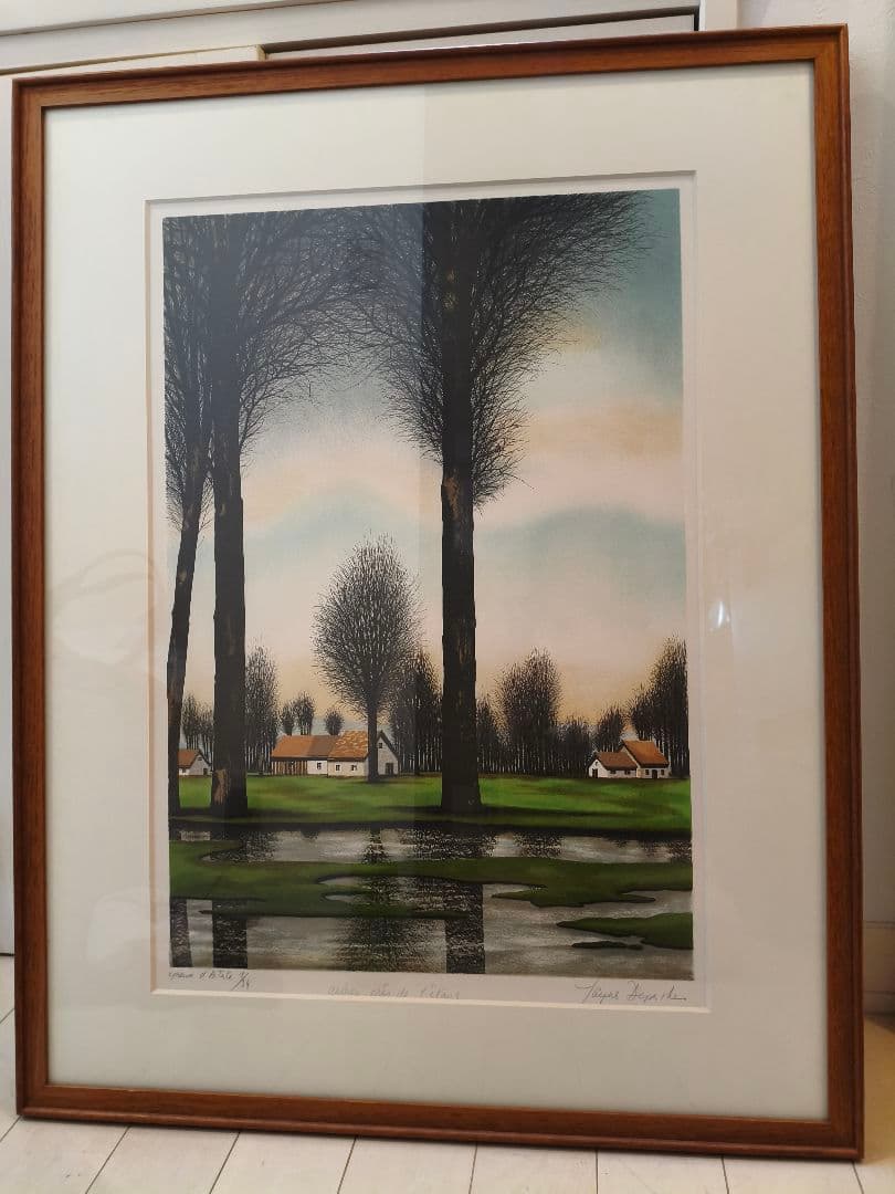 最終お値下げ！ジャックデペルト　リトグラフ 　直筆サイン、1/34エディション！