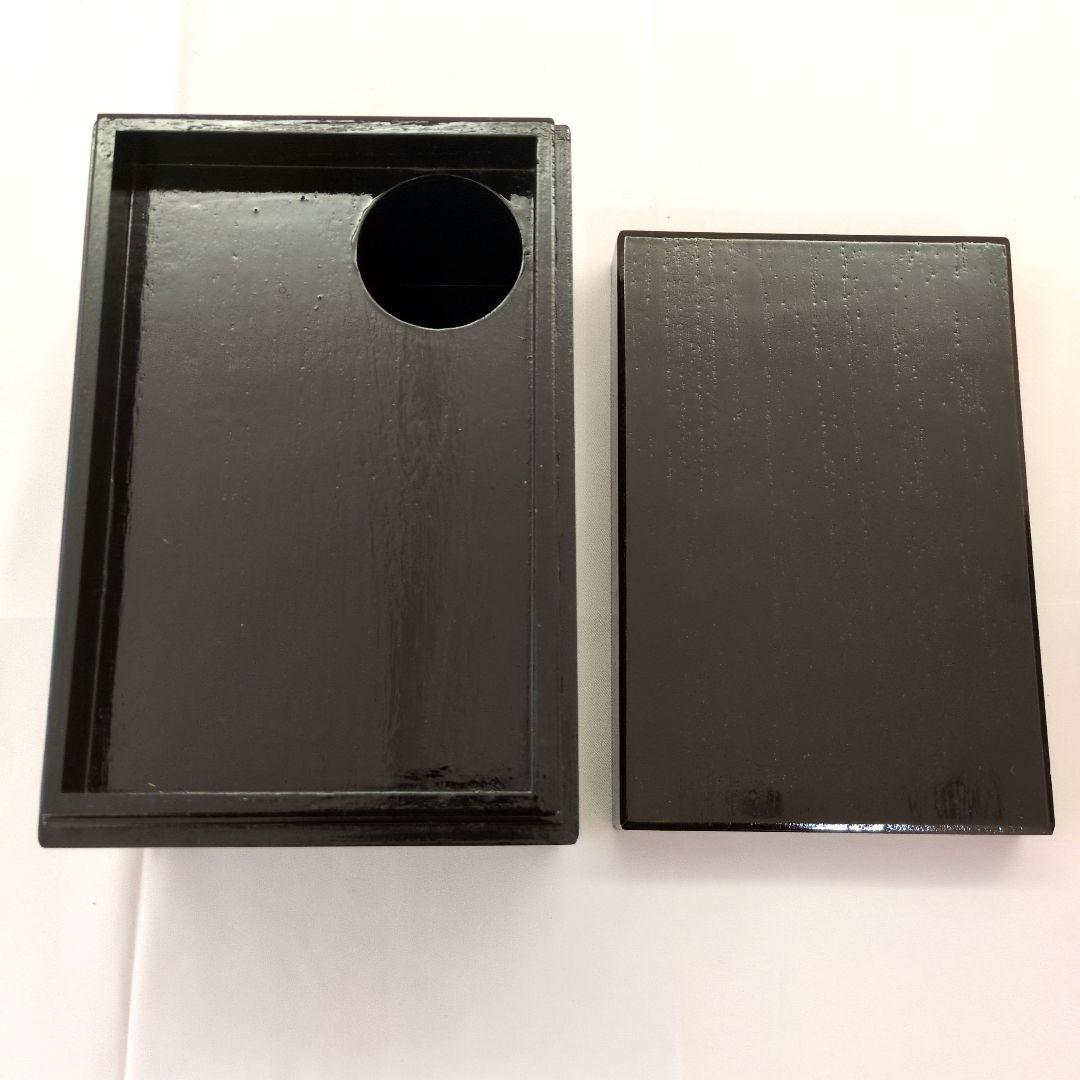 茶道具セット　茶箱　漆塗