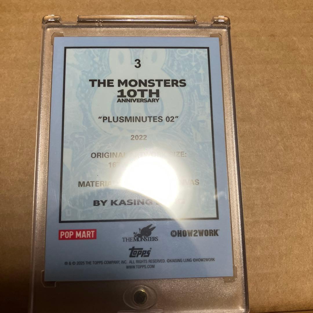 topps ラブブ　サイン　labubu