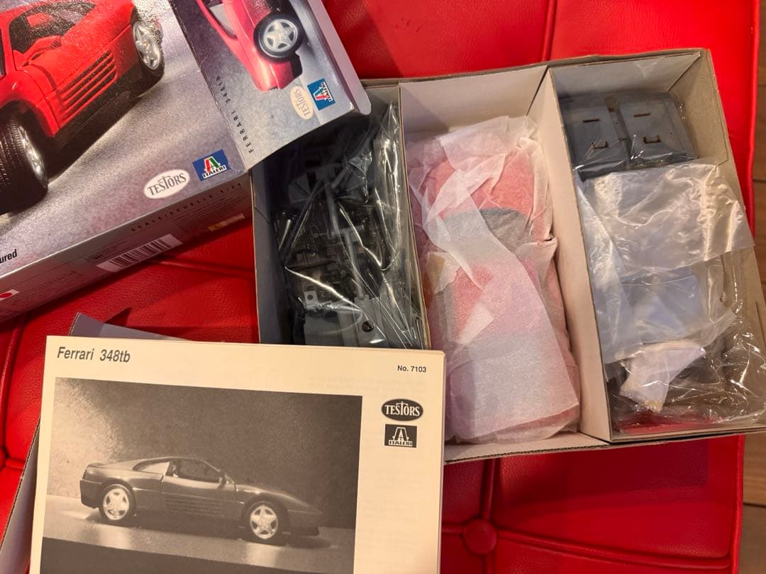 Testors/Italeri製 フェラーリ348tb/ts メタルボディキット