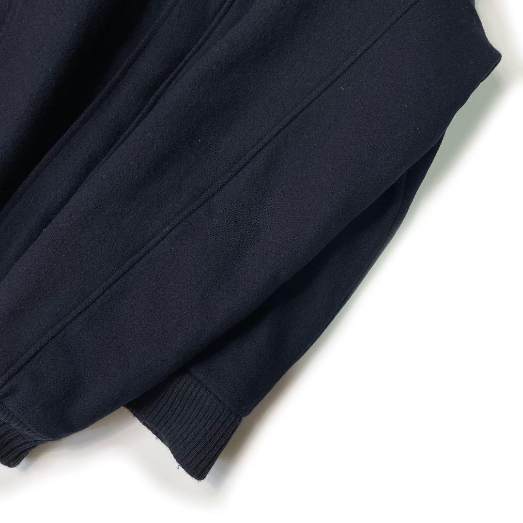 80’s L.L.Bean USA製 ウールジャケット 裏地チェック ネイビー