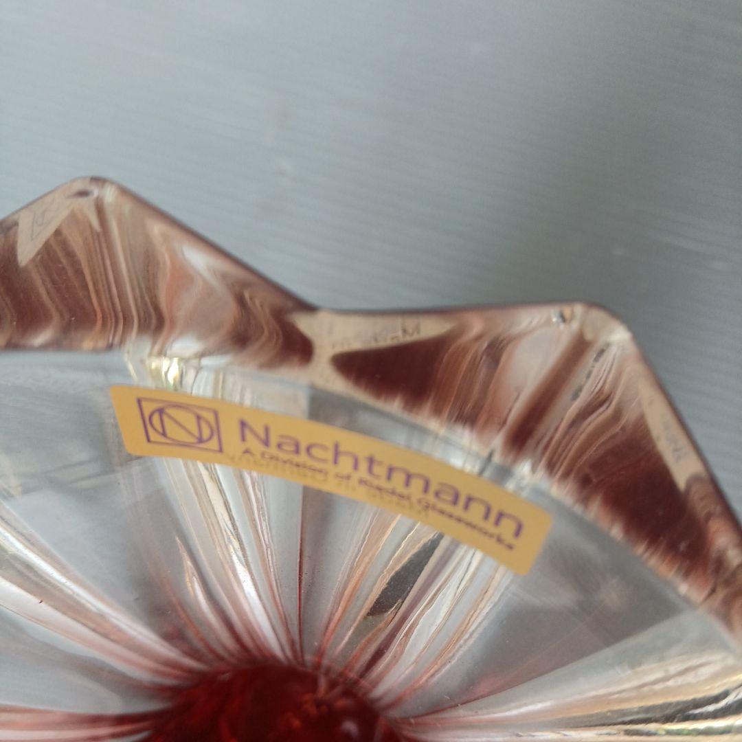 アンティーク　Nachtmann 　フラワーベース　ナハトマン　花瓶　レッド