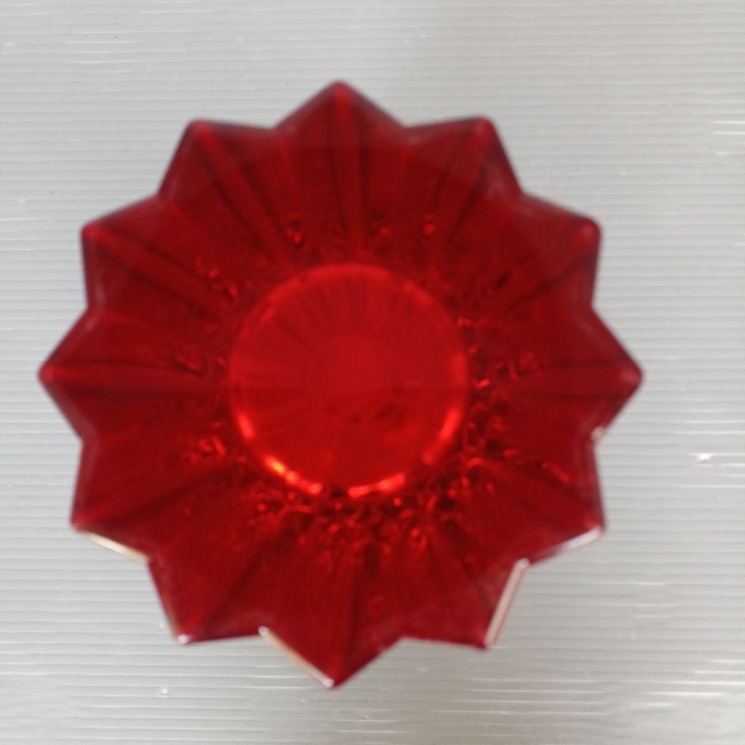 アンティーク　Nachtmann 　フラワーベース　ナハトマン　花瓶　レッド