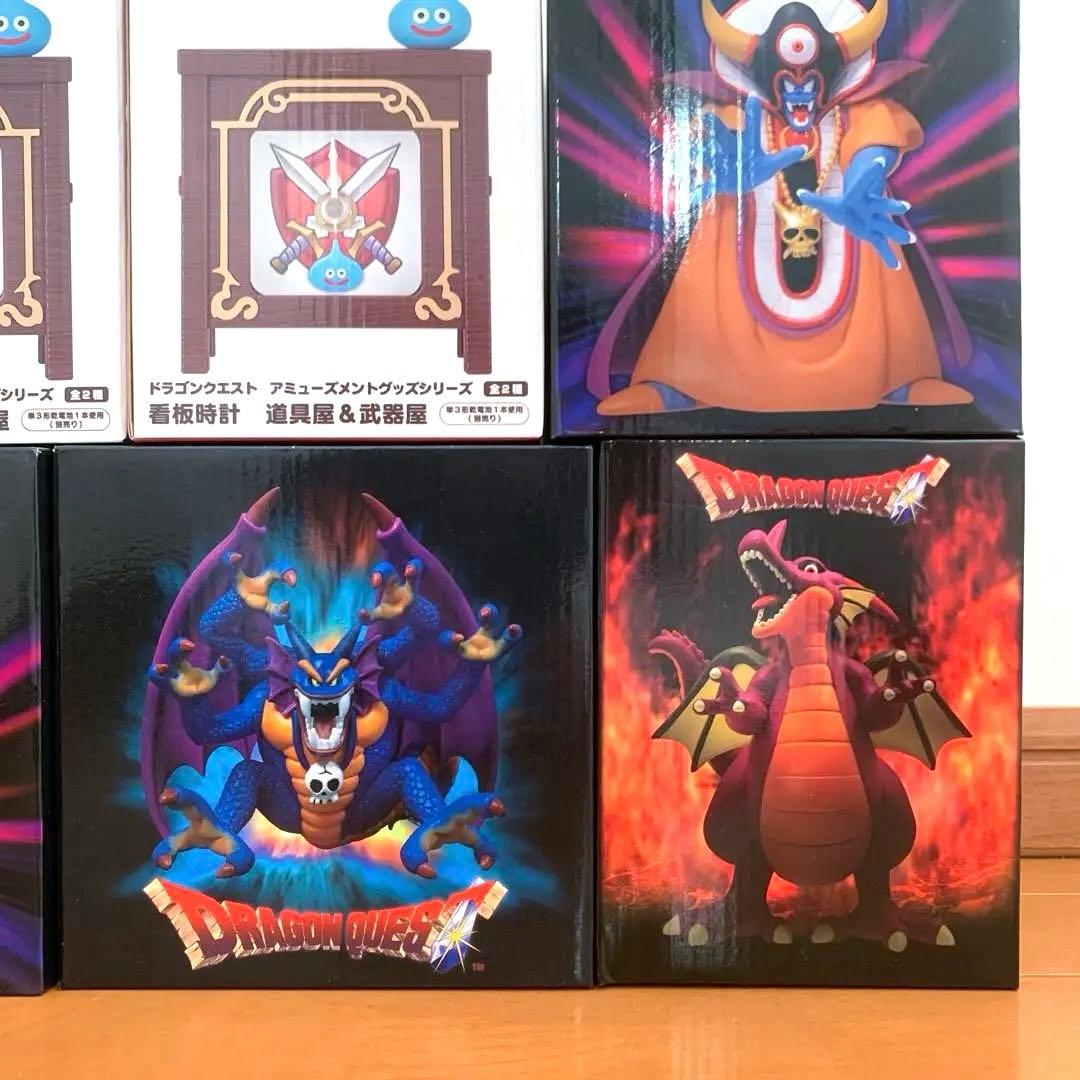 【新品未開封】ドラゴンクエスト　AM 伝説の魔王フィギュア　看板時計　６点セット