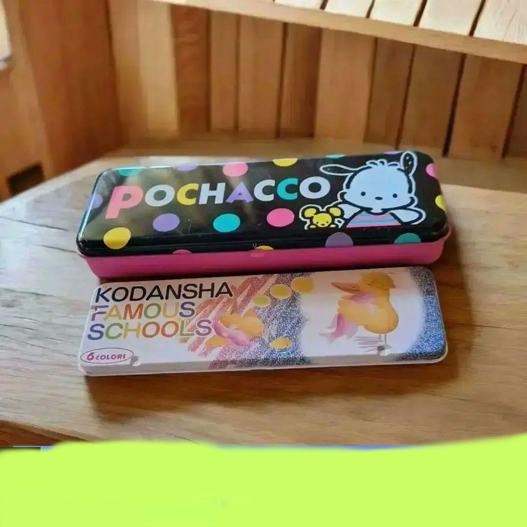 サンリオPOCHACCOペンケース＆講談社:色鉛筆:筆箱セット『平成レトロ‼️』