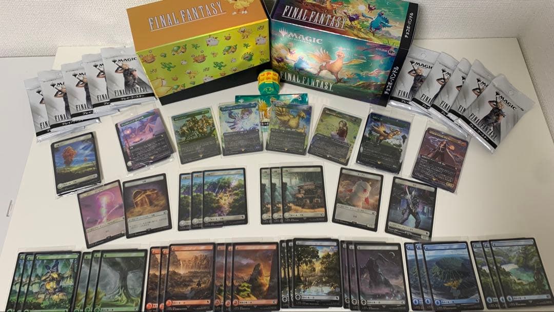 チョコボ・バンドル　日本語版　開封済み　チョコボ・ブースター約2袋分　おまけあり