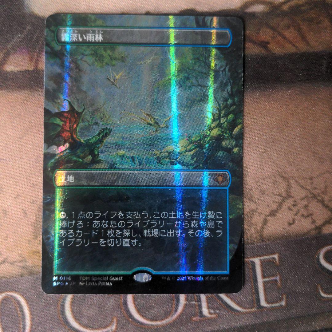 MTG　霧深い雨林/Misty Rainforest　ドラゴンスケイルFoil