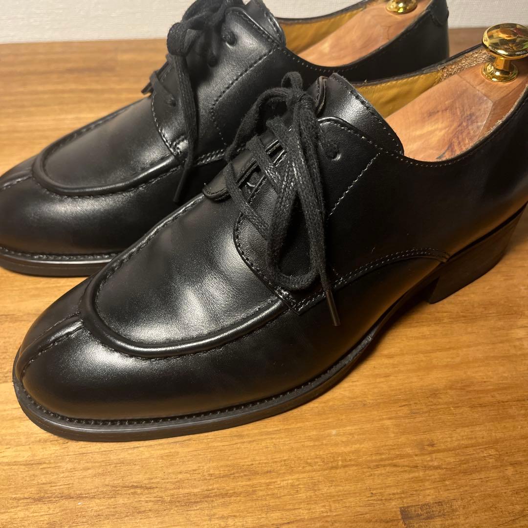 靴 shiun COW LEATHER U-TIP DERBY 39