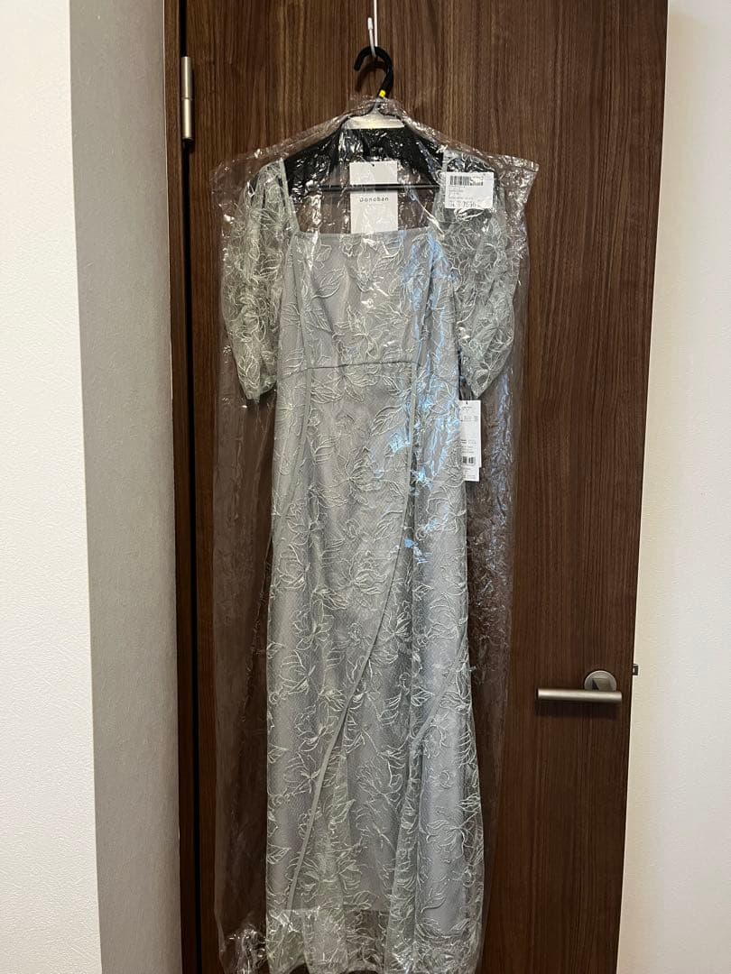 新品タグ付ANDRESD wave piping frare dress ミント