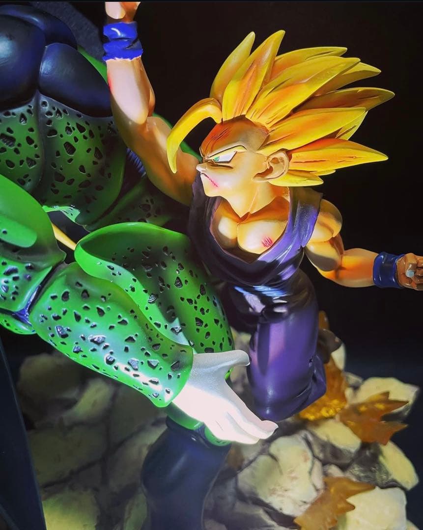 ドラゴンボール　VHK 悟飯VSセル　1/4塗装済み完成品ガレージキット