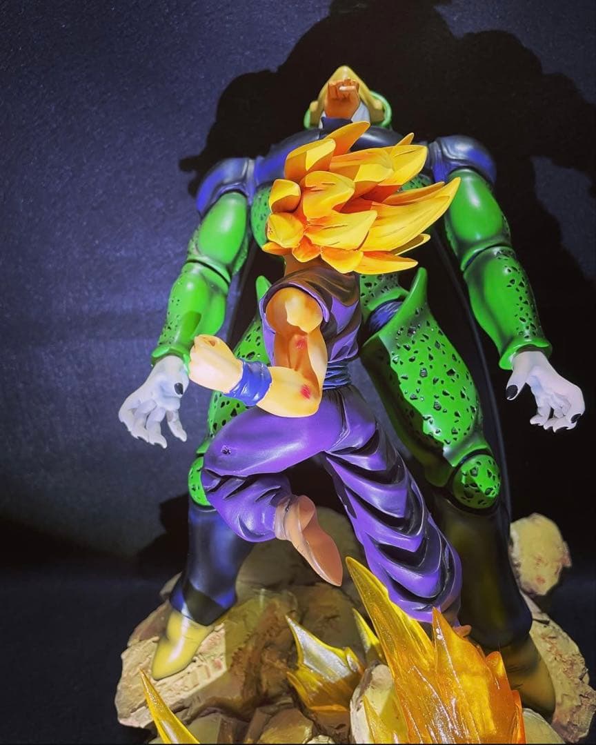 ドラゴンボール　VHK 悟飯VSセル　1/4塗装済み完成品ガレージキット