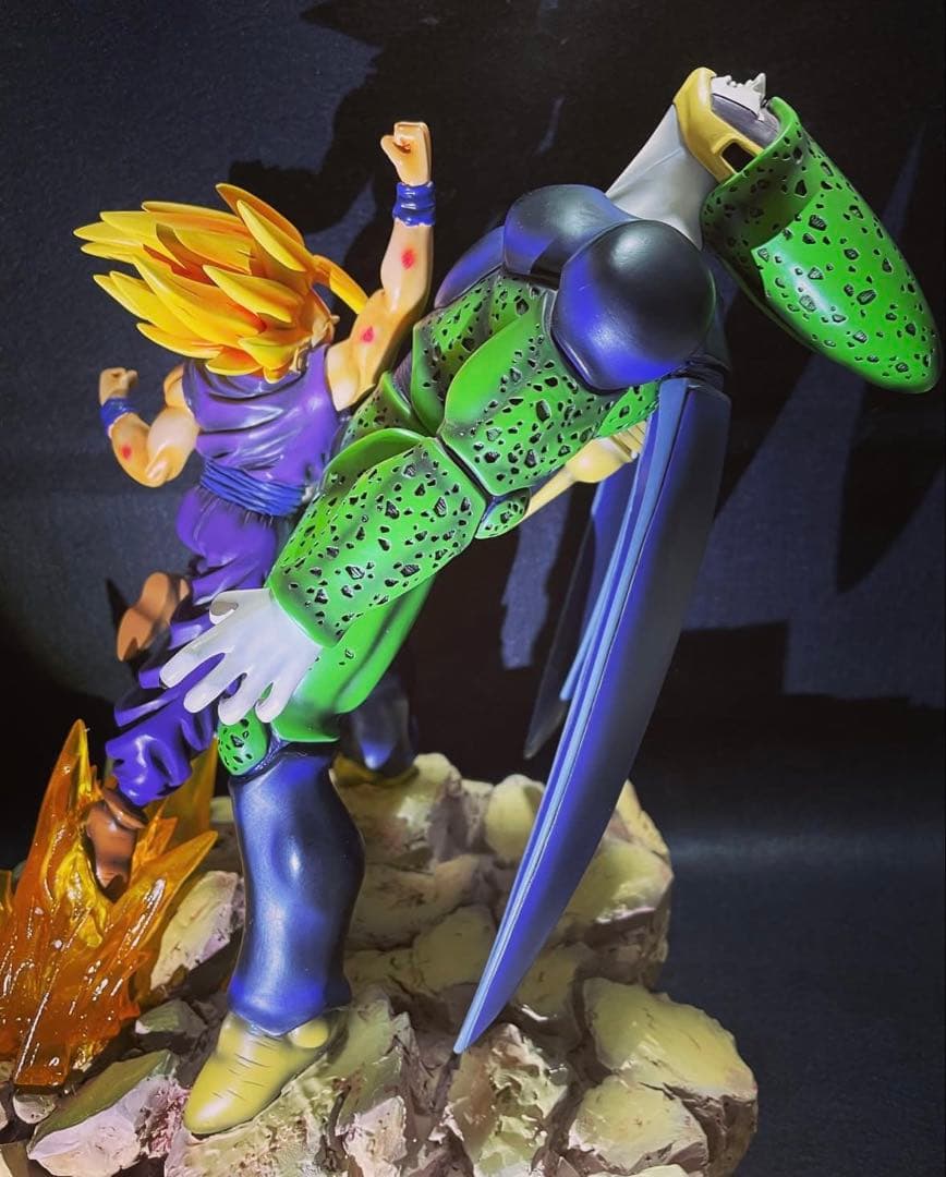 ドラゴンボール　VHK 悟飯VSセル　1/4塗装済み完成品ガレージキット