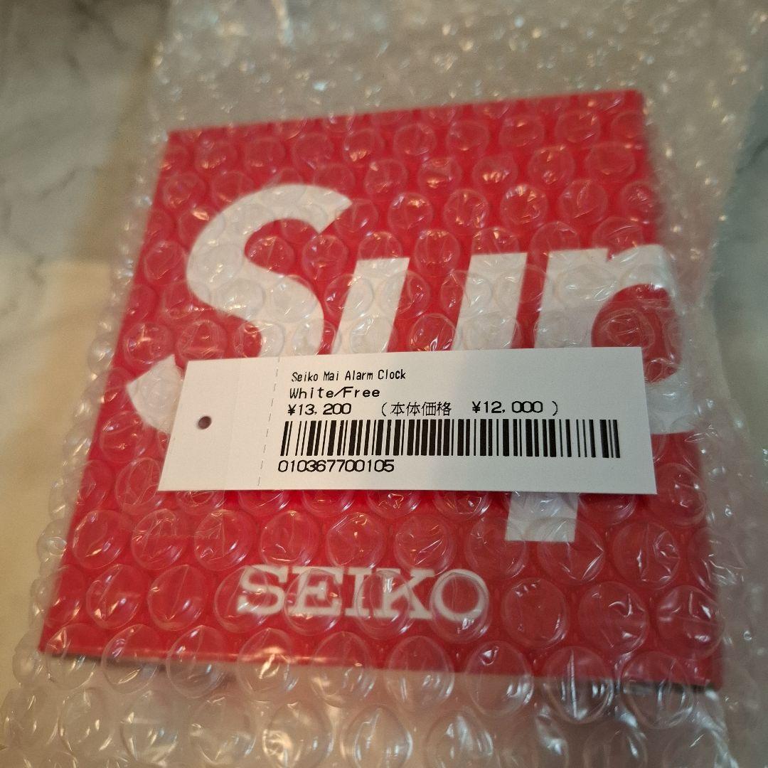【値下げ不可Supreme/SeikoMaiAlarmClock ホワイト