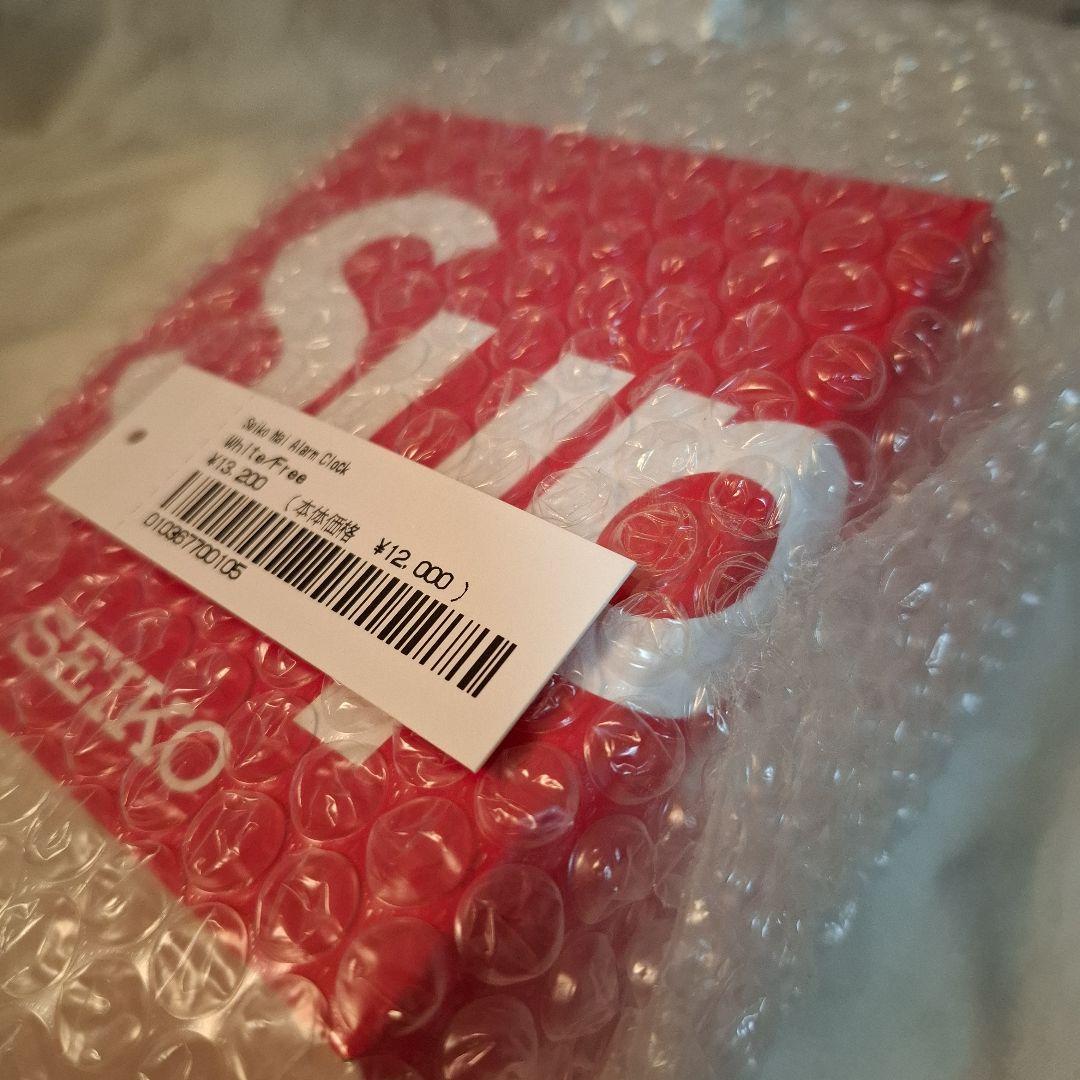 【値下げ不可Supreme/SeikoMaiAlarmClock ホワイト