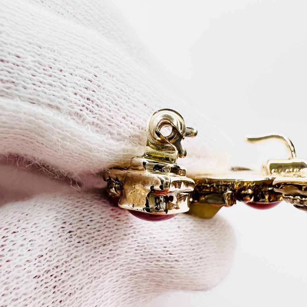 CHANEL ココマーク ビジュー ゴールド ブローチ コサージュ.