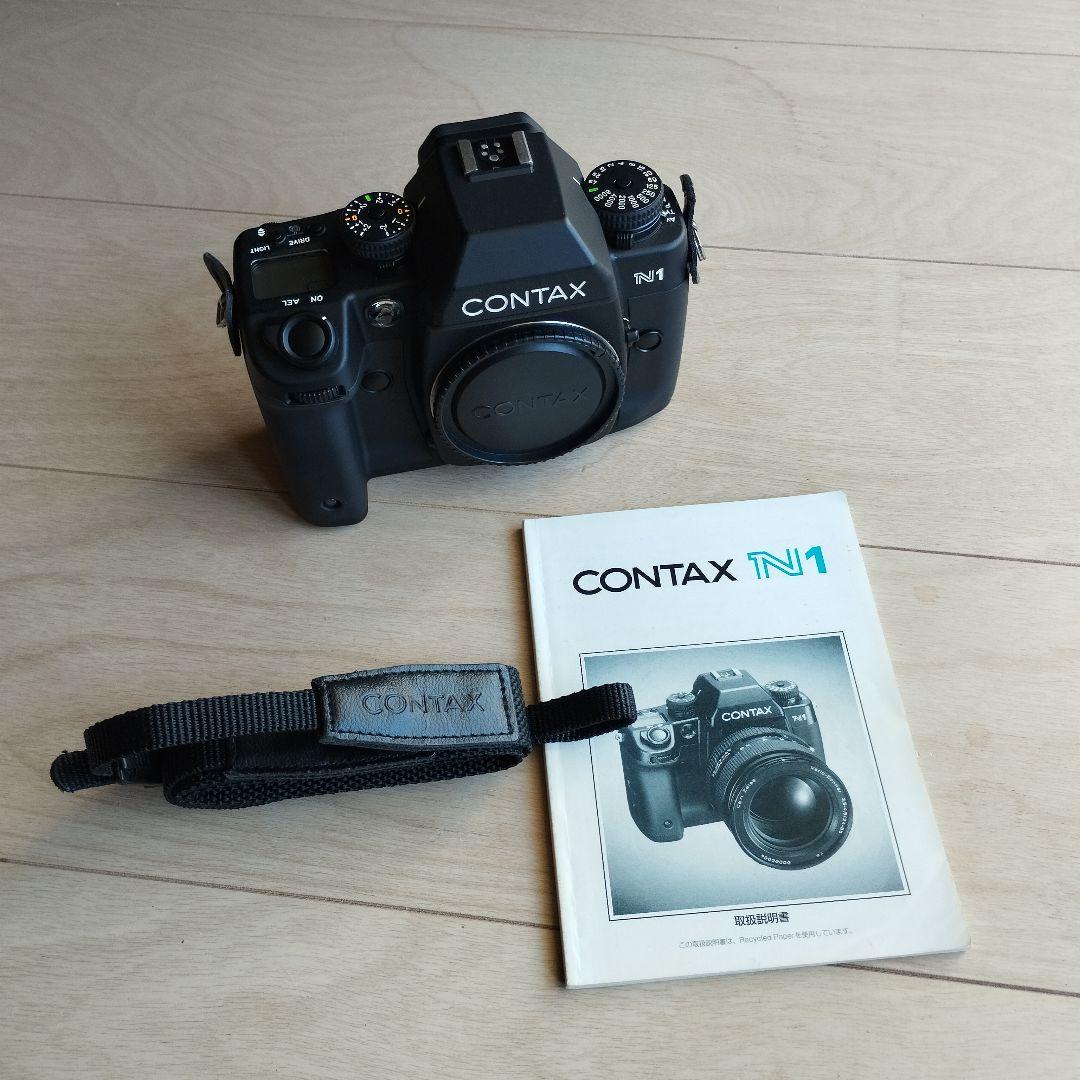 【美品】コンタックス　CONTAX N1　ボディ　ストラップ、説明書付き