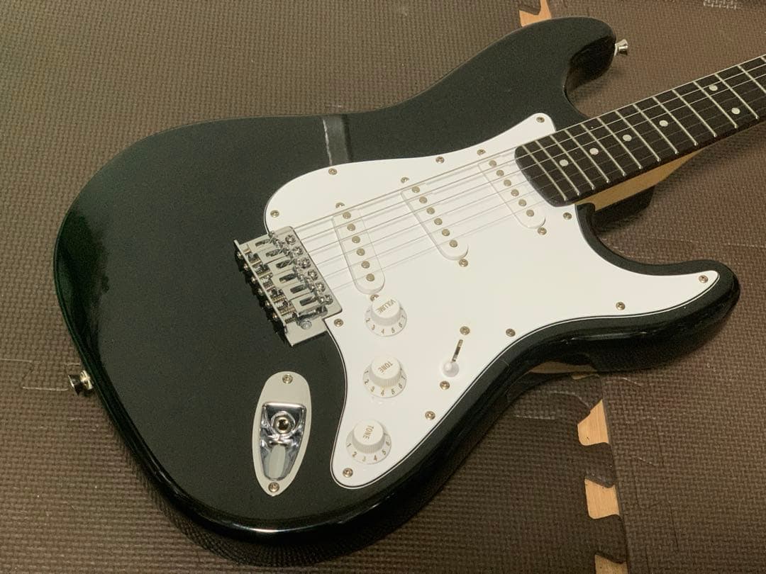 SELDER セルダー ストラトキャスター タイプ エレキギター ST 黒