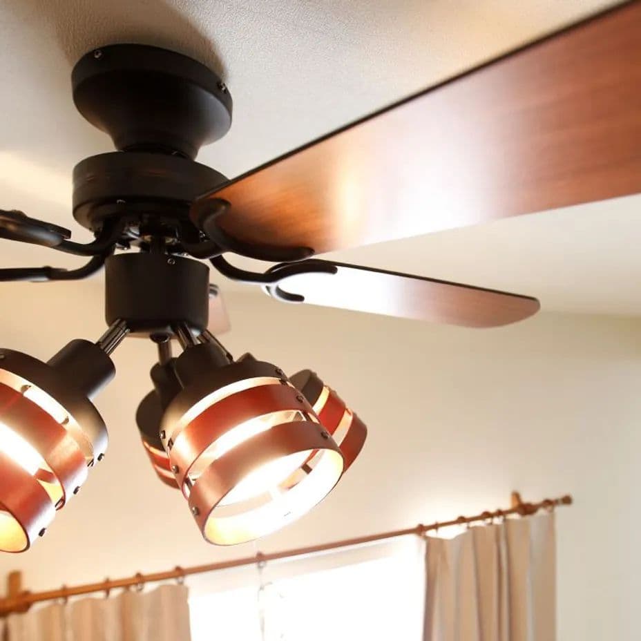 【新品】LOWYA [5灯] シーリングファンライト LED電球リモコン付